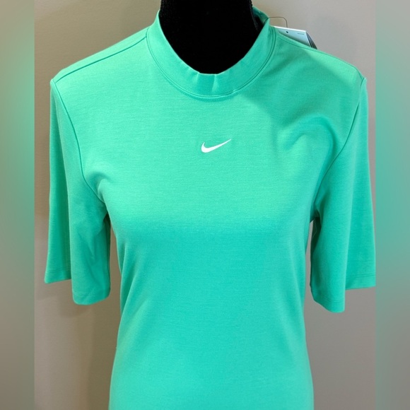 NWT Women’s NIKE Sportswear Tight Midi dress- green. Size Large - Picture 3 of 10